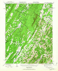 Capon Bridge West Virginia Historical topographic map, 1:62500 scale, 15 X 15 Minute, Year 1937