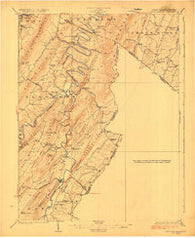 Capon Bridge West Virginia Historical topographic map, 1:62500 scale, 15 X 15 Minute, Year 1923