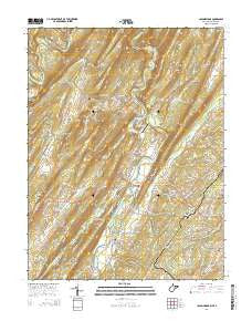 Capon Bridge West Virginia Historical topographic map, 1:24000 scale, 7.5 X 7.5 Minute, Year 2014