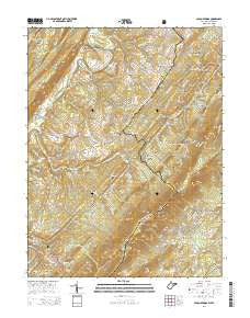 Capon Springs West Virginia Historical topographic map, 1:24000 scale, 7.5 X 7.5 Minute, Year 2014