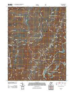 Cass West Virginia Historical topographic map, 1:24000 scale, 7.5 X 7.5 Minute, Year 2011
