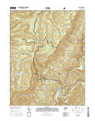 Cass West Virginia Current topographic map, 1:24000 scale, 7.5 X 7.5 Minute, Year 2016