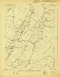 Cass West Virginia Historical topographic map, 1:48000 scale, 15 X 15 Minute, Year 1922