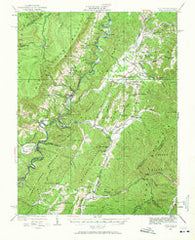 Cass West Virginia Historical topographic map, 1:62500 scale, 15 X 15 Minute, Year 1922