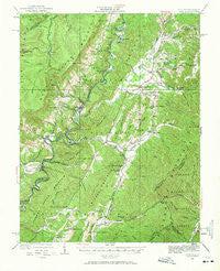 Cass West Virginia Historical topographic map, 1:62500 scale, 15 X 15 Minute, Year 1922