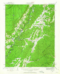 Cass West Virginia Historical topographic map, 1:62500 scale, 15 X 15 Minute, Year 1922
