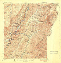 Cass West Virginia Historical topographic map, 1:62500 scale, 15 X 15 Minute, Year 1924
