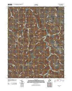 Cassity West Virginia Historical topographic map, 1:24000 scale, 7.5 X 7.5 Minute, Year 2010