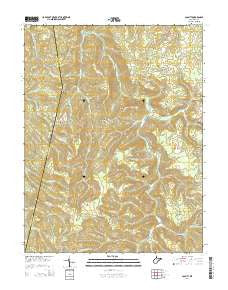 Cassity West Virginia Historical topographic map, 1:24000 scale, 7.5 X 7.5 Minute, Year 2014
