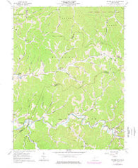 Cedar Point West Virginia Historical topographic map, 1:24000 scale, 7.5 X 7.5 Minute, Year 1961
