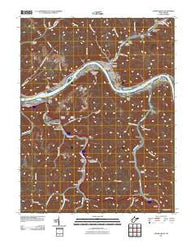 Cedar Grove West Virginia Historical topographic map, 1:24000 scale, 7.5 X 7.5 Minute, Year 2011