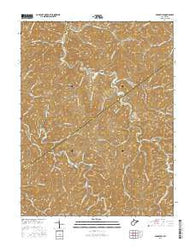 Cedarville West Virginia Current topographic map, 1:24000 scale, 7.5 X 7.5 Minute, Year 2016