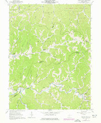 Center Point West Virginia Historical topographic map, 1:24000 scale, 7.5 X 7.5 Minute, Year 1961