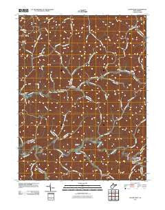 Center Point West Virginia Historical topographic map, 1:24000 scale, 7.5 X 7.5 Minute, Year 2011