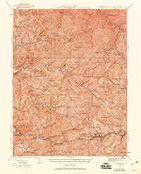 Centerpoint West Virginia Historical topographic map, 1:62500 scale, 15 X 15 Minute, Year 1924