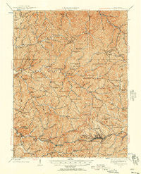 Centerpoint West Virginia Historical topographic map, 1:62500 scale, 15 X 15 Minute, Year 1924