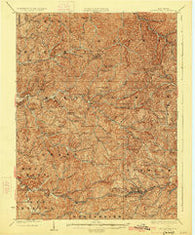 Centerpoint West Virginia Historical topographic map, 1:62500 scale, 15 X 15 Minute, Year 1925