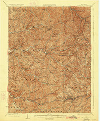 Centerpoint West Virginia Historical topographic map, 1:62500 scale, 15 X 15 Minute, Year 1925