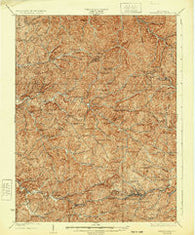 Centerpoint West Virginia Historical topographic map, 1:62500 scale, 15 X 15 Minute, Year 1925
