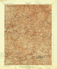 Centerpoint West Virginia Historical topographic map, 1:62500 scale, 15 X 15 Minute, Year 1925