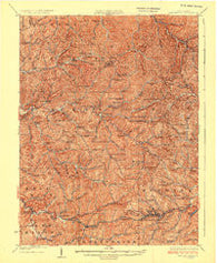 Centerpoint West Virginia Historical topographic map, 1:62500 scale, 15 X 15 Minute, Year 1925