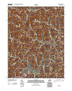 Century West Virginia Historical topographic map, 1:24000 scale, 7.5 X 7.5 Minute, Year 2011