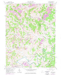 Century West Virginia Historical topographic map, 1:24000 scale, 7.5 X 7.5 Minute, Year 1960