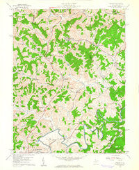 Century West Virginia Historical topographic map, 1:24000 scale, 7.5 X 7.5 Minute, Year 1960