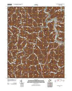 Chapmanville West Virginia Historical topographic map, 1:24000 scale, 7.5 X 7.5 Minute, Year 2010