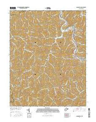 Chapmanville West Virginia Current topographic map, 1:24000 scale, 7.5 X 7.5 Minute, Year 2016