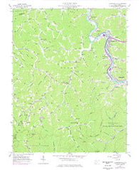 Chapmanville West Virginia Historical topographic map, 1:24000 scale, 7.5 X 7.5 Minute, Year 1963