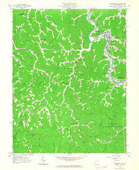 Chapmanville West Virginia Historical topographic map, 1:24000 scale, 7.5 X 7.5 Minute, Year 1963