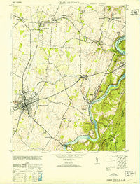 Charles Town West Virginia Historical topographic map, 1:24000 scale, 7.5 X 7.5 Minute, Year 1953