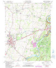 Charles Town West Virginia Historical topographic map, 1:24000 scale, 7.5 X 7.5 Minute, Year 1978