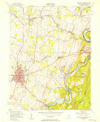 Charles Town West Virginia Historical topographic map, 1:24000 scale, 7.5 X 7.5 Minute, Year 1955
