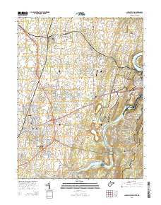 Charles Town West Virginia Historical topographic map, 1:24000 scale, 7.5 X 7.5 Minute, Year 2014