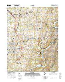 Charles Town West Virginia Current topographic map, 1:24000 scale, 7.5 X 7.5 Minute, Year 2016