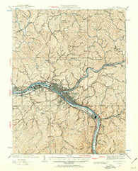 Charleston West Virginia Historical topographic map, 1:62500 scale, 15 X 15 Minute, Year 1931