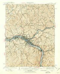 Charleston West Virginia Historical topographic map, 1:62500 scale, 15 X 15 Minute, Year 1931