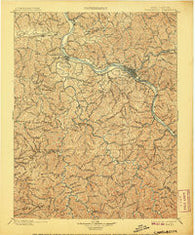 Charleston West Virginia Historical topographic map, 1:125000 scale, 30 X 30 Minute, Year 1899