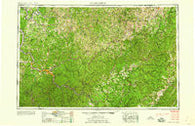 Charleston West Virginia Historical topographic map, 1:250000 scale, 1 X 2 Degree, Year 1958
