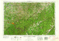 Charleston West Virginia Historical topographic map, 1:250000 scale, 1 X 2 Degree, Year 1961