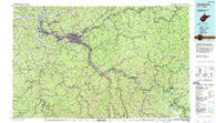 Charleston West Virginia Historical topographic map, 1:100000 scale, 30 X 60 Minute, Year 1984