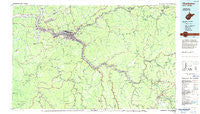 Charleston West Virginia Historical topographic map, 1:100000 scale, 30 X 60 Minute, Year 1984