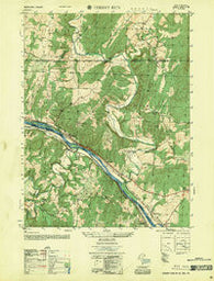 Cherry Run West Virginia Historical topographic map, 1:25000 scale, 7.5 X 7.5 Minute, Year 1951