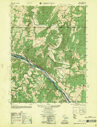 Cherry Run West Virginia Historical topographic map, 1:25000 scale, 7.5 X 7.5 Minute, Year 1951