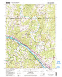 Cherry Run West Virginia Historical topographic map, 1:24000 scale, 7.5 X 7.5 Minute, Year 1998