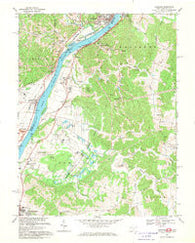 Cheshire Ohio Historical topographic map, 1:24000 scale, 7.5 X 7.5 Minute, Year 1968