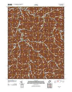 Chloe West Virginia Historical topographic map, 1:24000 scale, 7.5 X 7.5 Minute, Year 2011
