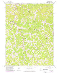 Chloe West Virginia Historical topographic map, 1:24000 scale, 7.5 X 7.5 Minute, Year 1966
